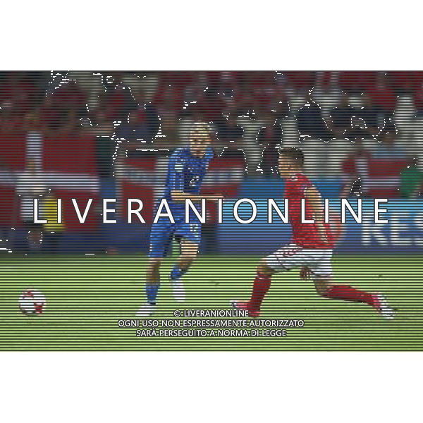 Krakow , Stadion im Jozefa Pilsudskiego 18.06.2017 Sport , Pilka nozna Reprezentacja , Kadra , U-21, Mistrzostwa Europy U21 2017 Grupa C Dania U21 - Wlochy U21 NZ Andrea Conti ( ITA ) FOT Michal Nowak / Newspix.pl Krakow , Jozef Pilsudski\'s Stadium 18.06.2017 Sport , Football National Teams , UEFA Under-21 European Championship Poland 2017 , Group C Denmark U-21 - Italy U-21 photo by Michal Nowak / Newspix.pl --- Newspix.pl AG ALDO LIVERANI SAS *** Local Caption *** www.newspix.pl mail us: info@newspix.pl call us: 0048 022 23 22 222 --- Polish Picture Agency by Ringier Axel Springer Poland