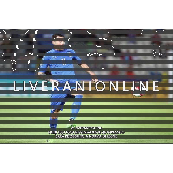 Krakow , Stadion im Jozefa Pilsudskiego 18.06.2017 Sport , Pilka nozna Reprezentacja , Kadra , U-21, Mistrzostwa Europy U21 2017 Grupa C Dania U21 - Wlochy U21 NZ Andrea Petagna ( ITA ) FOT Michal Nowak / Newspix.pl Krakow , Jozef Pilsudski\'s Stadium 18.06.2017 Sport , Football National Teams , UEFA Under-21 European Championship Poland 2017 , Group C Denmark U-21 - Italy U-21 photo by Michal Nowak / Newspix.pl --- Newspix.pl AG ALDO LIVERANI SAS *** Local Caption *** www.newspix.pl mail us: info@newspix.pl call us: 0048 022 23 22 222 --- Polish Picture Agency by Ringier Axel Springer Poland