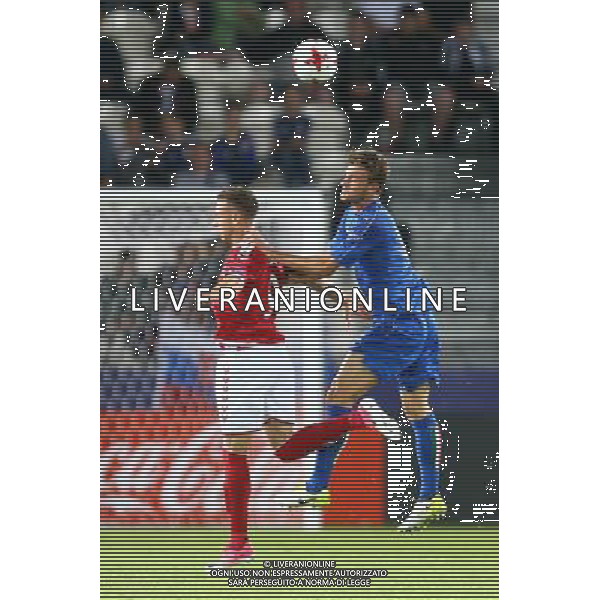 Krakow , Stadion im Jozefa Pilsudskiego 18.06.2017 Sport , Pilka nozna Reprezentacja , Kadra , U-21, Mistrzostwa Europy U21 2017 Grupa C Dania U21 - Wlochy U21 NZ Marcus Ingvartsen ( DEN ) Daniele Rugani ( ITA ) FOT Michal Nowak / Newspix.pl Krakow , Jozef Pilsudski\'s Stadium 18.06.2017 Sport , Football National Teams , UEFA Under-21 European Championship Poland 2017 , Group C Denmark U-21 - Italy U-21 photo by Michal Nowak / Newspix.pl --- Newspix.pl AG ALDO LIVERANI SAS *** Local Caption *** www.newspix.pl mail us: info@newspix.pl call us: 0048 022 23 22 222 --- Polish Picture Agency by Ringier Axel Springer Poland