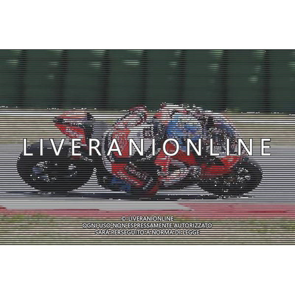 Misano - Gara 2 Campionato Mondiale Superbike 18/06/2017 nella foto: Marco Melandri (Ducati Aruba Racing) ©Claudio Zamagni/Agenzia Aldo Liverani Marco Melandri (Ducati Aruba Racing) during Race 2 Superbike World Championship Pirelli Riviera di Rimini Round at Misano World Circuit Marco Simoncelli June 18. 2017 in Misano Adriatico Photo credit by Claudio Zamagni/Aldo Liverani Photo Agency