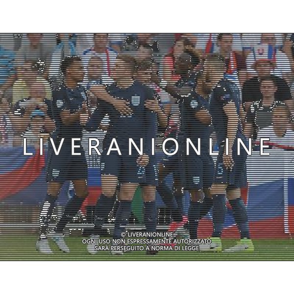 UEFA Campionato Europeo Under 21 Polonia 2017 Gruppo A Kielce (Polonia) - 19.06.2017 Slovacchia-Inghilterra Nella Foto:alfie mawson esulta /Ph.Vitez-Ag. Aldo Liverani