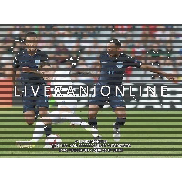 UEFA Campionato Europeo Under 21 Polonia 2017 Gruppo A Kielce (Polonia) - 19.06.2017 Slovacchia-Inghilterra Nella Foto:albert rusnak - nathan redmond /Ph.Vitez-Ag. Aldo Liverani