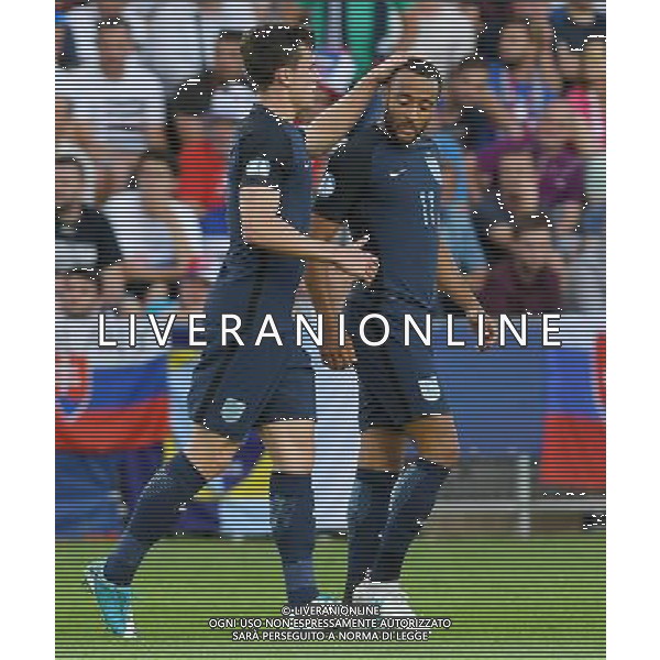 UEFA Campionato Europeo Under 21 Polonia 2017 Gruppo A Kielce (Polonia) - 19.06.2017 Slovacchia-Inghilterra Nella Foto:nathan redmond esulta /Ph.Vitez-Ag. Aldo Liverani