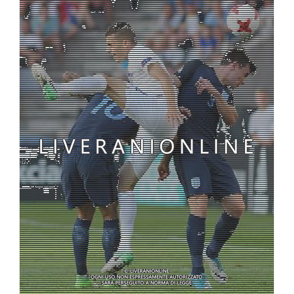 UEFA Campionato Europeo Under 21 Polonia 2017 Gruppo A Kielce (Polonia) - 19.06.2017 Slovacchia-Inghilterra Nella Foto:lazlo benes - ben chilwell - lewis baker /Ph.Vitez-Ag. Aldo Liverani