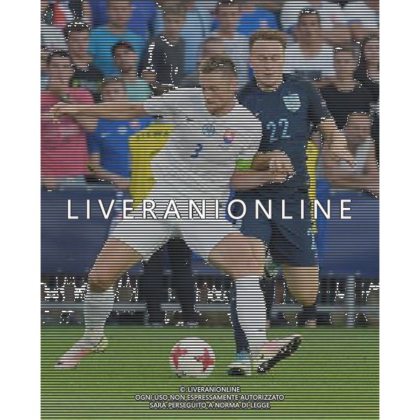 UEFA Campionato Europeo Under 21 Polonia 2017 Gruppo A Kielce (Polonia) - 19.06.2017 Slovacchia-Inghilterra Nella Foto:milan skriniar - cauley woodrow /Ph.Vitez-Ag. Aldo Liverani