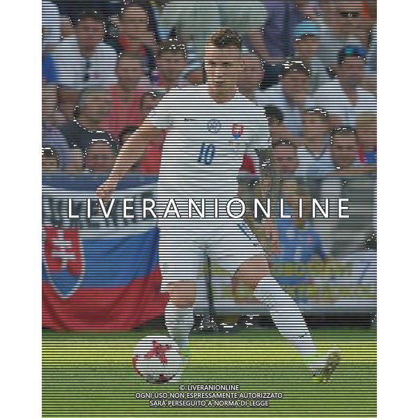 UEFA Campionato Europeo Under 21 Polonia 2017 Gruppo A Kielce (Polonia) - 19.06.2017 Slovacchia-Inghilterra Nella Foto:Albert Rusnak /Ph.Vitez-Ag. Aldo Liverani