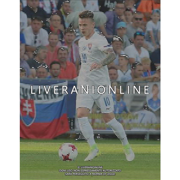 UEFA Campionato Europeo Under 21 Polonia 2017 Gruppo A Kielce (Polonia) - 19.06.2017 Slovacchia-Inghilterra Nella Foto:Albert Rusnak /Ph.Vitez-Ag. Aldo Liverani