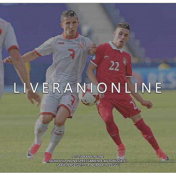 UEFA Campionato Europeo Under 21 Polonia 2017 Gruppo B Bydgoszcz (Polonia) - 20.06.2017 Serbia-Macedonia Nella Foto:srdjan plavsic - enis bardi /Ph.Vitez-Ag. Aldo Liverani