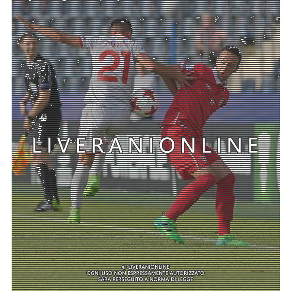 UEFA Campionato Europeo Under 21 Polonia 2017 Gruppo B Bydgoszcz (Polonia) - 20.06.2017 Serbia-Macedonia Nella Foto:nemanja maksimovic - mevlan murati /Ph.Vitez-Ag. Aldo Liverani