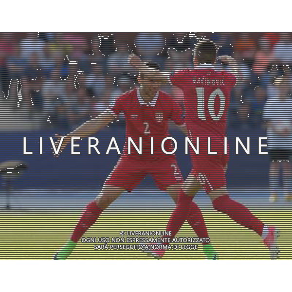 UEFA Campionato Europeo Under 21 Polonia 2017 Gruppo B Bydgoszcz (Polonia) - 20.06.2017 Serbia-Macedonia Nella Foto:mijat gacinovic esulta /Ph.Vitez-Ag. Aldo Liverani