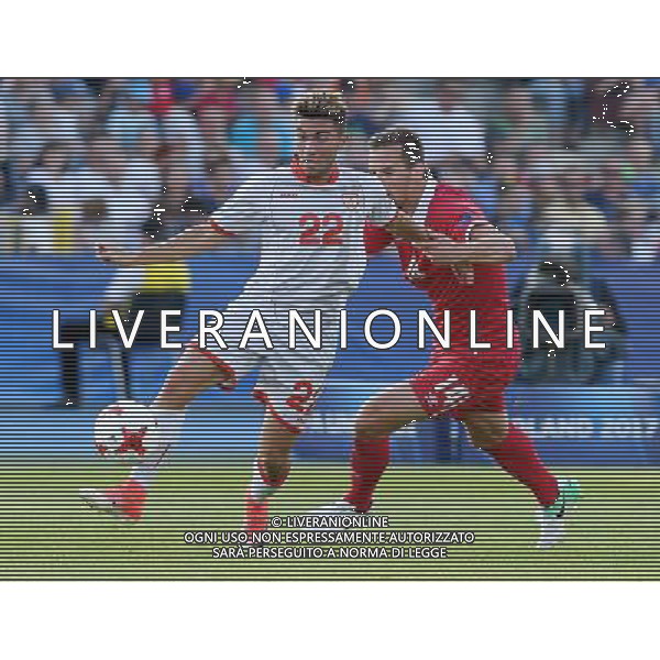 UEFA Campionato Europeo Under 21 Polonia 2017 Gruppo B Bydgoszcz (Polonia) - 20.06.2017 Serbia-Macedonia Nella Foto:nikola gjorgjev - vukasin jovanovic /Ph.Vitez-Ag. Aldo Liverani