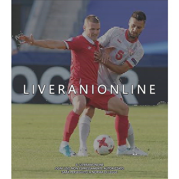 UEFA Campionato Europeo Under 21 Polonia 2017 Gruppo B Bydgoszcz (Polonia) - 20.06.2017 Serbia-Macedonia Nella Foto:gjoko zajkov - gnjen ozegovic /Ph.Vitez-Ag. Aldo Liverani