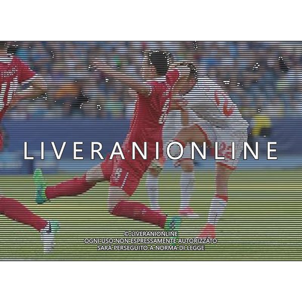 UEFA Campionato Europeo Under 21 Polonia 2017 Gruppo B Bydgoszcz (Polonia) - 20.06.2017 Serbia-Macedonia Nella Foto:nikola gjorgjev gol /Ph.Vitez-Ag. Aldo Liverani