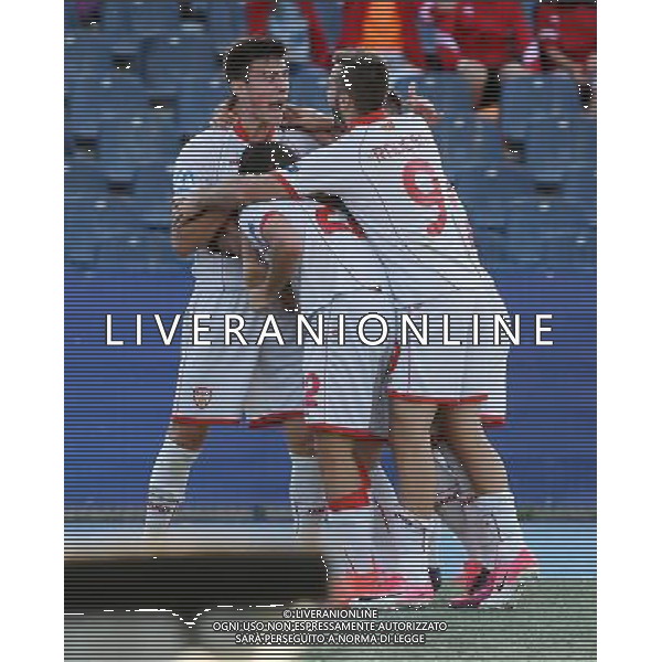 UEFA Campionato Europeo Under 21 Polonia 2017 Gruppo B Bydgoszcz (Polonia) - 20.06.2017 Serbia-Macedonia Nella Foto:nikola gjorgjev esulta /Ph.Vitez-Ag. Aldo Liverani