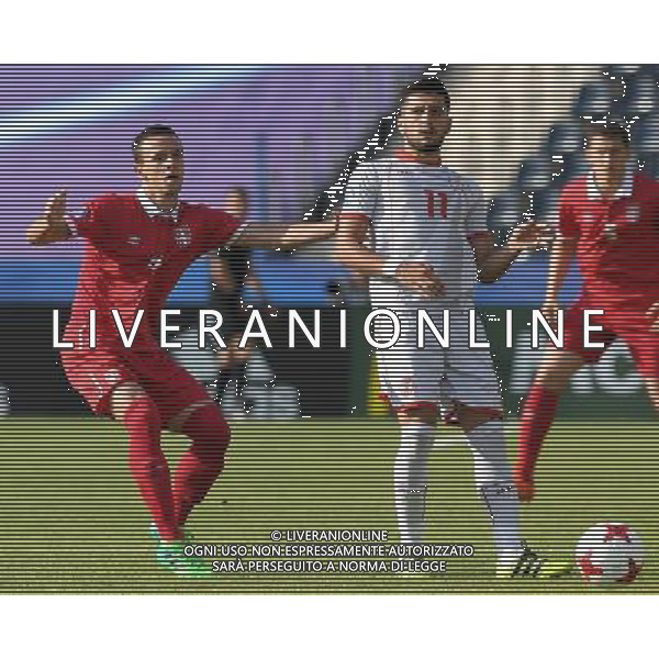UEFA Campionato Europeo Under 21 Polonia 2017 Gruppo B Bydgoszcz (Polonia) - 20.06.2017 Serbia-Macedonia Nella Foto:Daniel Avramovski - Nemanja Maksimovic /Ph.Vitez-Ag. Aldo Liverani