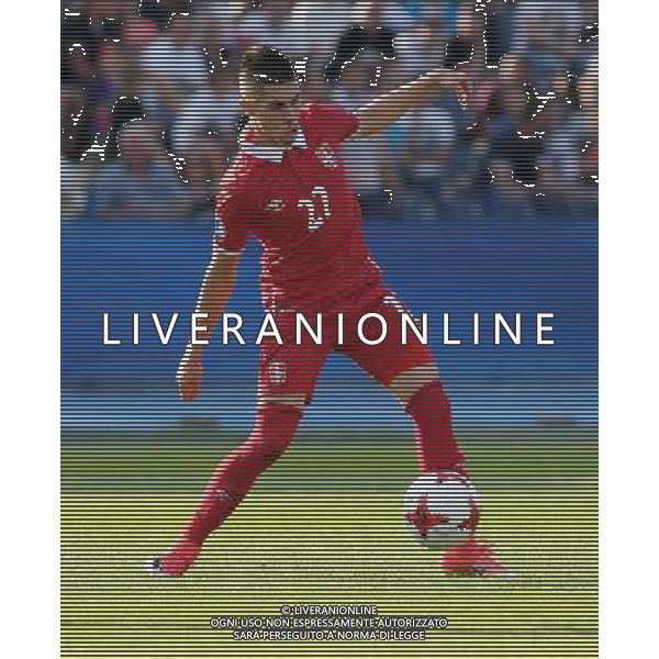 UEFA Campionato Europeo Under 21 Polonia 2017 Gruppo B Bydgoszcz (Polonia) - 20.06.2017 Serbia-Macedonia Nella Foto:Srdjan Plavsic /Ph.Vitez-Ag. Aldo Liverani