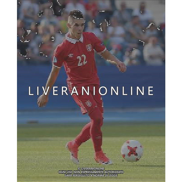 UEFA Campionato Europeo Under 21 Polonia 2017 Gruppo B Bydgoszcz (Polonia) - 20.06.2017 Serbia-Macedonia Nella Foto:Srdjan Plavsic /Ph.Vitez-Ag. Aldo Liverani