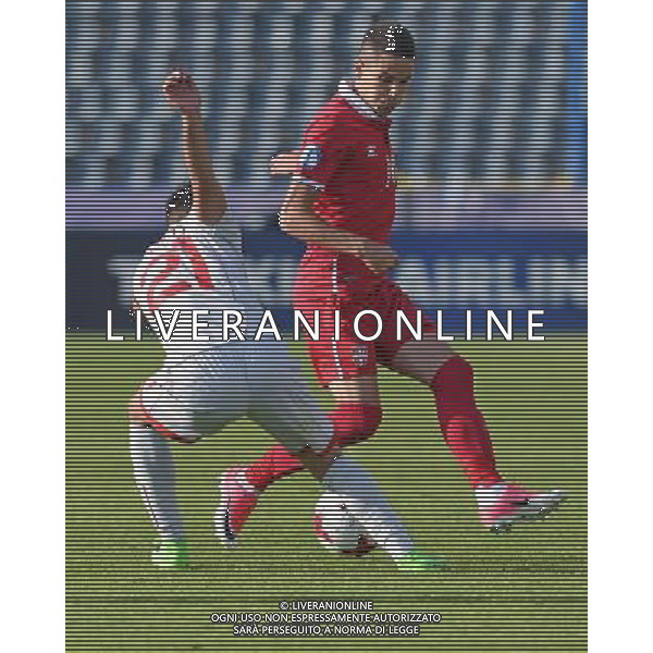 UEFA Campionato Europeo Under 21 Polonia 2017 Gruppo B Bydgoszcz (Polonia) - 20.06.2017 Serbia-Macedonia Nella Foto:Mijat Gacinovic - Mevian Murati /Ph.Vitez-Ag. Aldo Liverani