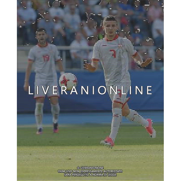 UEFA Campionato Europeo Under 21 Polonia 2017 Gruppo B Bydgoszcz (Polonia) - 20.06.2017 Serbia-Macedonia Nella Foto:Enis Bardi /Ph.Vitez-Ag. Aldo Liverani