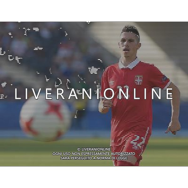 UEFA Campionato Europeo Under 21 Polonia 2017 Gruppo B Bydgoszcz (Polonia) - 20.06.2017 Serbia-Macedonia Nella Foto:Srdjan Plavsic /Ph.Vitez-Ag. Aldo Liverani