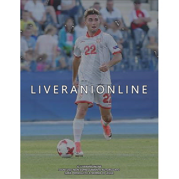 UEFA Campionato Europeo Under 21 Polonia 2017 Gruppo B Bydgoszcz (Polonia) - 20.06.2017 Serbia-Macedonia Nella Foto:Nikola Gjorgjev /Ph.Vitez-Ag. Aldo Liverani