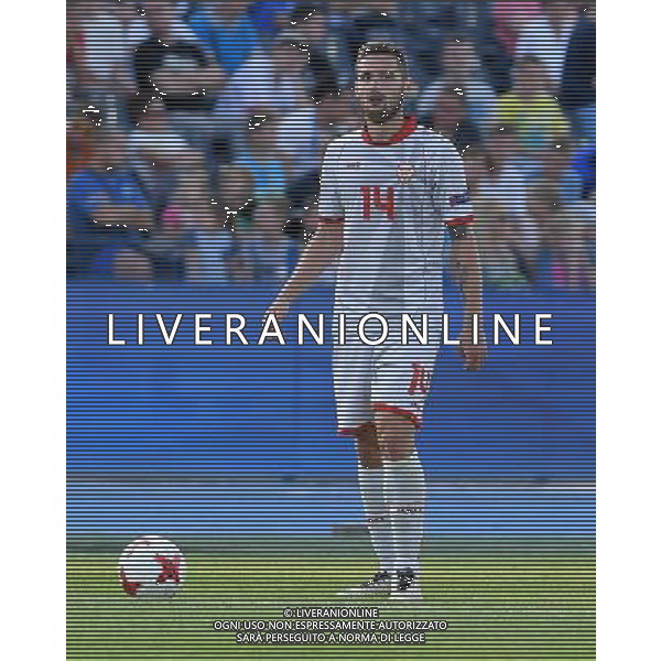 UEFA Campionato Europeo Under 21 Polonia 2017 Gruppo B Bydgoszcz (Polonia) - 20.06.2017 Serbia-Macedonia Nella Foto:Darko Velkoski /Ph.Vitez-Ag. Aldo Liverani