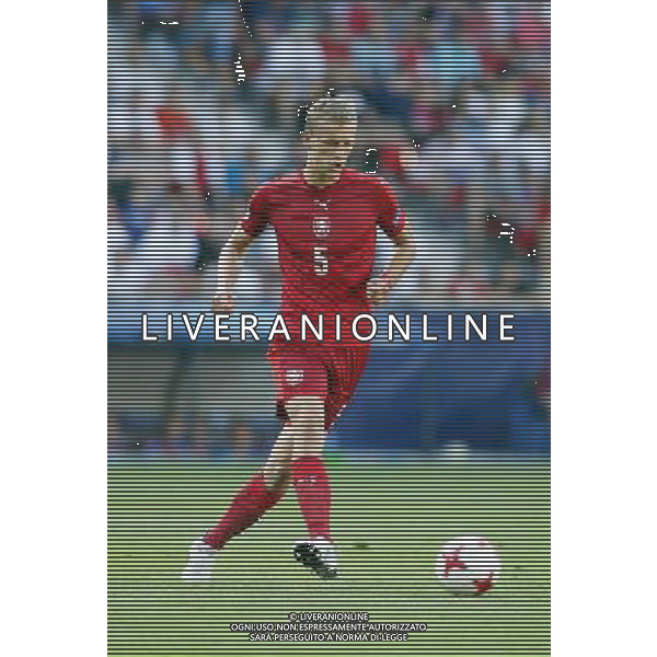 TYCHY STADION MIEJSKI 21.06.2017 MECZ MISTRZOSTW EUROPY UNDER 21 2017 PILKA NOZNA CZECHY (czerwone) - WLOCHY (biale) NZ Tomas Soucek . FOT TOMASZ WANTULA / NEWSPIX.PL TYCHY 21.06.2017 FOOTBALL MEN\'S CHAMPIONSCHIP UNDER 21 POLAND 2017 CZECH REPUBLIC - ITALY TOMASZ WANTULA / NEWSPIX.PL --- Newspix.pl AG ALDO LIVERANI SAS ONLY ITALY *** Local Caption *** www.newspix.pl mail us: info@newspix.pl call us: 0048 022 23 22 222 --- Polish Picture Agency by Ringier Axel Springer Poland