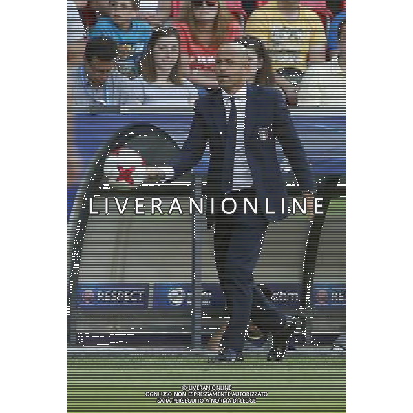 TYCHY STADION MIEJSKI 21.06.2017 MECZ MISTRZOSTW EUROPY UNDER 21 2017 PILKA NOZNA CZECHY (czerwone) - WLOCHY (biale) NZ Luigi Di Biagio trener Wlochow . FOT TOMASZ WANTULA / NEWSPIX.PL TYCHY 21.06.2017 FOOTBALL MEN\'S CHAMPIONSCHIP UNDER 21 POLAND 2017 CZECH REPUBLIC - ITALY TOMASZ WANTULA / NEWSPIX.PL --- Newspix.pl AG ALDO LIVERANI SAS ONLY ITALY *** Local Caption *** www.newspix.pl mail us: info@newspix.pl call us: 0048 022 23 22 222 --- Polish Picture Agency by Ringier Axel Springer Poland