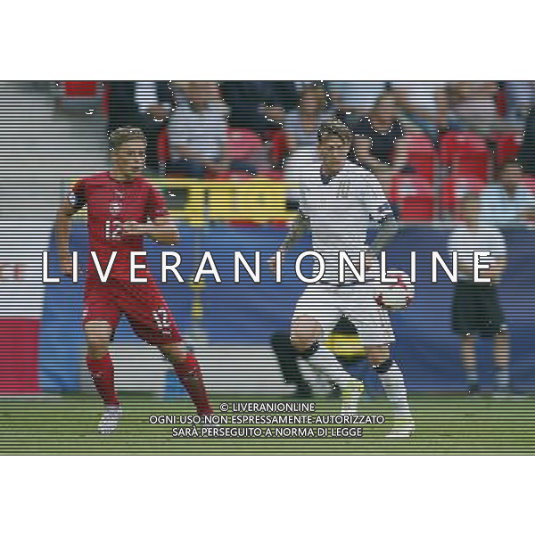 TYCHY STADION MIEJSKI 21.06.2017 MECZ MISTRZOSTW EUROPY UNDER 21 2017 PILKA NOZNA CZECHY (czerwone) - WLOCHY (biale) NZ Michal Hubinek , Federico Bernardeschi . FOT TOMASZ WANTULA / NEWSPIX.PL TYCHY 21.06.2017 FOOTBALL MEN\'S CHAMPIONSCHIP UNDER 21 POLAND 2017 CZECH REPUBLIC - ITALY TOMASZ WANTULA / NEWSPIX.PL --- Newspix.pl AG ALDO LIVERANI SAS ONLY ITALY *** Local Caption *** www.newspix.pl mail us: info@newspix.pl call us: 0048 022 23 22 222 --- Polish Picture Agency by Ringier Axel Springer Poland