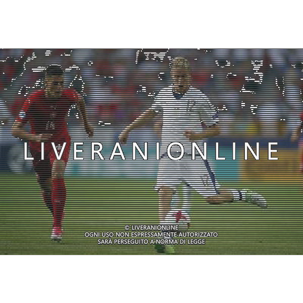 TYCHY STADION MIEJSKI 21.06.2017 MECZ MISTRZOSTW EUROPY UNDER 21 2017 PILKA NOZNA CZECHY (czerwone) - WLOCHY (biale) NZ Patrik Schick , Andrea Conti . FOT TOMASZ WANTULA / NEWSPIX.PL TYCHY 21.06.2017 FOOTBALL MEN\'S CHAMPIONSCHIP UNDER 21 POLAND 2017 CZECH REPUBLIC - ITALY TOMASZ WANTULA / NEWSPIX.PL --- Newspix.pl AG ALDO LIVERANI SAS ONLY ITALY *** Local Caption *** www.newspix.pl mail us: info@newspix.pl call us: 0048 022 23 22 222 --- Polish Picture Agency by Ringier Axel Springer Poland