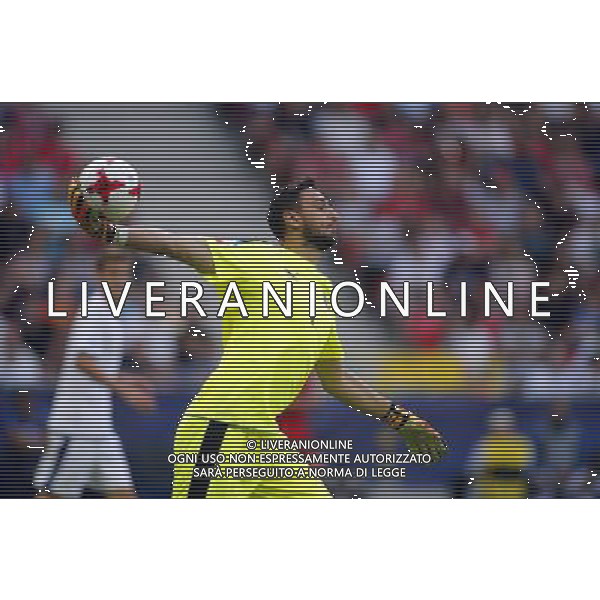 TYCHY STADION MIEJSKI 21.06.2017 MECZ MISTRZOSTW EUROPY UNDER 21 2017 PILKA NOZNA CZECHY (czerwone) - WLOCHY (biale) NZ Gianluigi Donnarumma . FOT TOMASZ WANTULA / NEWSPIX.PL TYCHY 21.06.2017 FOOTBALL MEN\'S CHAMPIONSCHIP UNDER 21 POLAND 2017 CZECH REPUBLIC - ITALY TOMASZ WANTULA / NEWSPIX.PL --- Newspix.pl AG ALDO LIVERANI SAS ONLY ITALY *** Local Caption *** www.newspix.pl mail us: info@newspix.pl call us: 0048 022 23 22 222 --- Polish Picture Agency by Ringier Axel Springer Poland