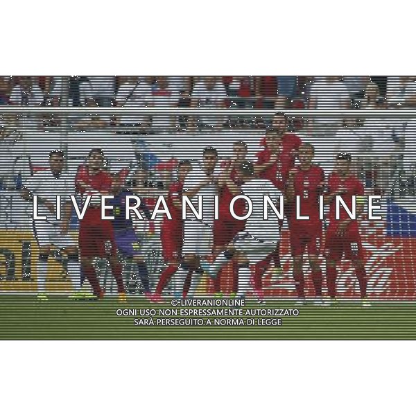 TYCHY STADION MIEJSKI 21.06.2017 MECZ MISTRZOSTW EUROPY UNDER 21 2017 PILKA NOZNA CZECHY (czerwone) - WLOCHY (biale) NZ Andrea Patagna , Milan Havel , Lukaz Zima , Lorenzo Pellegrini , Jakub Jankto , Patrik Schick , Michael Luftner , Tomas Soucek , Michal Travnik . FOT TOMASZ WANTULA / NEWSPIX.PL TYCHY 21.06.2017 FOOTBALL MEN\'S CHAMPIONSCHIP UNDER 21 POLAND 2017 CZECH REPUBLIC - ITALY TOMASZ WANTULA / NEWSPIX.PL --- Newspix.pl AG ALDO LIVERANI SAS ONLY ITALY *** Local Caption *** www.newspix.pl mail us: info@newspix.pl call us: 0048 022 23 22 222 --- Polish Picture Agency by Ringier Axel Springer Poland