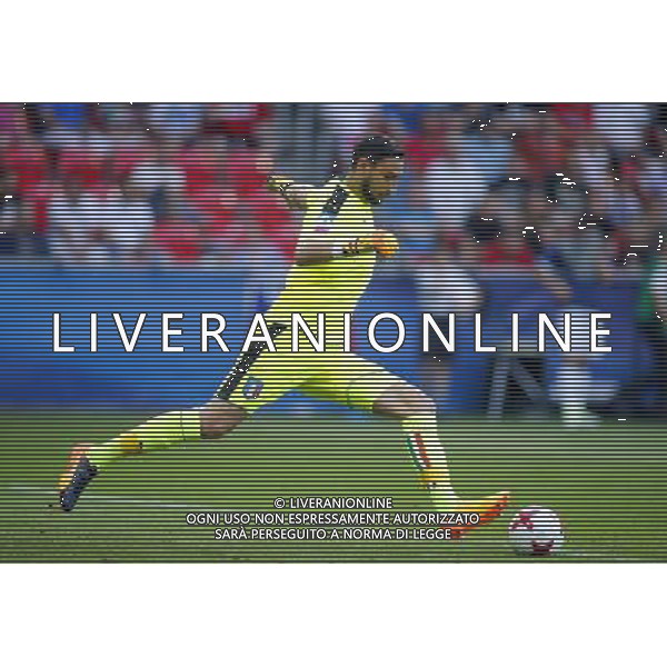 TYCHY STADION MIEJSKI 21.06.2017 MECZ MISTRZOSTW EUROPY UNDER 21 2017 PILKA NOZNA CZECHY (czerwone) - WLOCHY (biale) NZ Gianluigi Donnarumma . FOT TOMASZ WANTULA / NEWSPIX.PL TYCHY 21.06.2017 FOOTBALL MEN\'S CHAMPIONSCHIP UNDER 21 POLAND 2017 CZECH REPUBLIC - ITALY TOMASZ WANTULA / NEWSPIX.PL --- Newspix.pl AG ALDO LIVERANI SAS ONLY ITALY *** Local Caption *** www.newspix.pl mail us: info@newspix.pl call us: 0048 022 23 22 222 --- Polish Picture Agency by Ringier Axel Springer Poland