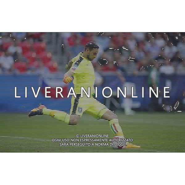 TYCHY STADION MIEJSKI 21.06.2017 MECZ MISTRZOSTW EUROPY UNDER 21 2017 PILKA NOZNA CZECHY (czerwone) - WLOCHY (biale) NZ Gianluigi Donnarumma . FOT TOMASZ WANTULA / NEWSPIX.PL TYCHY 21.06.2017 FOOTBALL MEN\'S CHAMPIONSCHIP UNDER 21 POLAND 2017 CZECH REPUBLIC - ITALY TOMASZ WANTULA / NEWSPIX.PL --- Newspix.pl AG ALDO LIVERANI SAS ONLY ITALY *** Local Caption *** www.newspix.pl mail us: info@newspix.pl call us: 0048 022 23 22 222 --- Polish Picture Agency by Ringier Axel Springer Poland