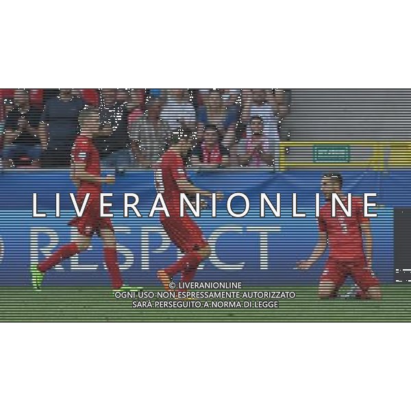 UEFA Campionato Europeo Under 21 Polonia 2017 Gruppo C Tychy (Polonia) - 21.06.2017 Repubblica Ceca-Italia Nella Foto:havlik esultanza dopo il gol /Ph.Vitez-Ag. Aldo Liverani