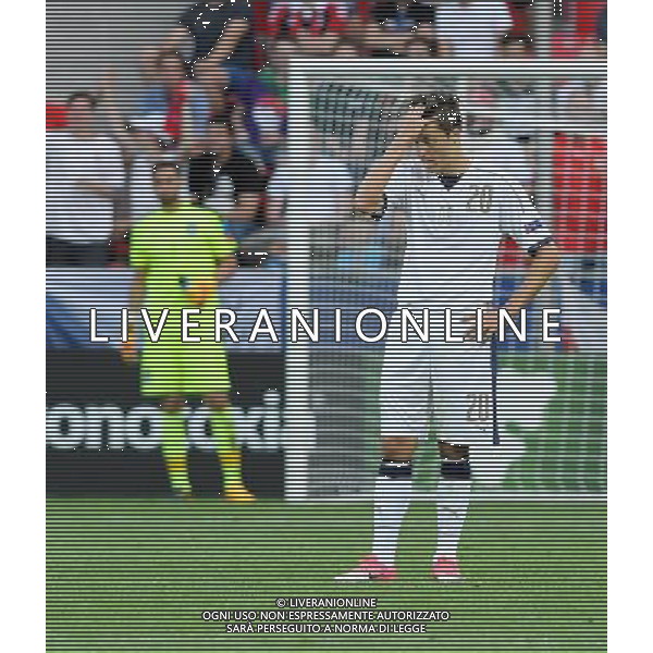 UEFA Campionato Europeo Under 21 Polonia 2017 Gruppo C Tychy (Polonia) - 21.06.2017 Repubblica Ceca-Italia Nella Foto:delusione di federico chiesa /Ph.Vitez-Ag. Aldo Liverani