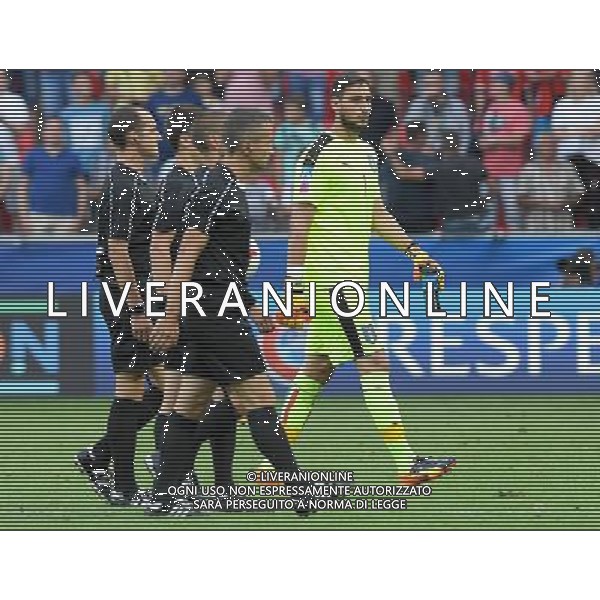 UEFA Campionato Europeo Under 21 Polonia 2017 Gruppo C Tychy (Polonia) - 21.06.2017 Repubblica Ceca-Italia Nella Foto:delusione di gianluigi donnarumma a fine gara /Ph.Vitez-Ag. Aldo Liverani