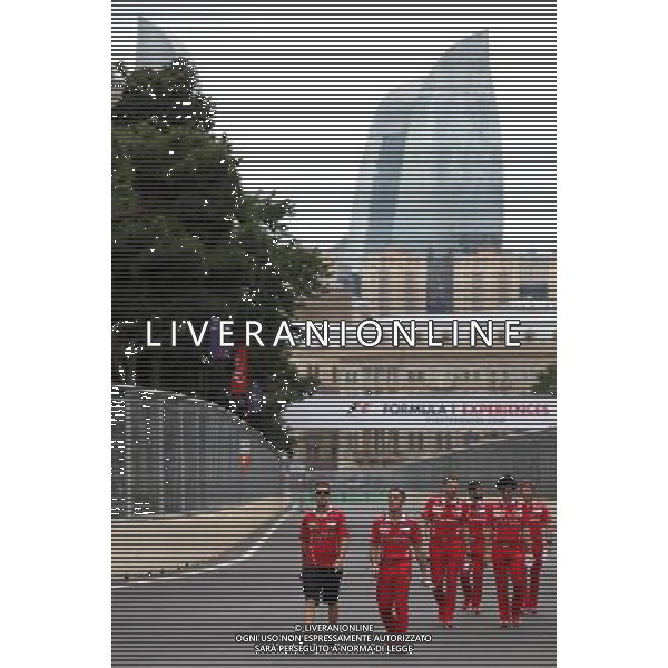 Sebastian Vettel (GER) Scuderia Ferrari 22.06.2017. Formula 1 World Championship, Rd 8, Azerbaijan Grand Prix, Baku Street Circuit, Azerbaijan, Preparation Day. AG ALDO LIVERANI SAS ONLY ITALY
