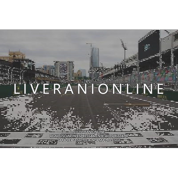 The start / finish straight. 22.06.2017. Formula 1 World Championship, Rd 8, Azerbaijan Grand Prix, Baku Street Circuit, Azerbaijan, Preparation Day. AG ALDO LIVERANI SAS ONLY ITALY