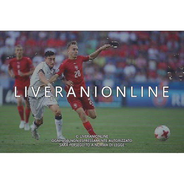 Tychy , Stadion Miejski 21.06.2017 Sport , Pilka nozna Reprezentacja , Kadra , U-21, Mistrzostwa Europy U21 2017 Grupa C Czechy U21 - Wlochy U21 NZ Alex Ferrari ( ITA ) Martin Hasek ( CZE ) FOT Michal Nowak / Newspix.pl Tychy , City Stadium 21.06.2017 Sport , Football National Teams , UEFA Under-21 European Championship Poland 2017 , Group C Czech Republic U-21 - Italy U-21 photo by Michal Nowak / Newspix.pl --- Newspix.pl / AGENZIA ALDO LIVERANI SAS - ITALY ONLY EDITORIAL USE ONLY - Repubblica Ceca - Italia UEFA Campionato Europeo Under 21 Polonia 2017 Gruppo C Tychy (Polonia) - 21.06.2017
