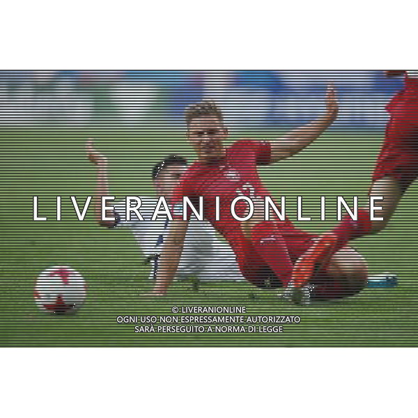 Tychy , Stadion Miejski 21.06.2017 Sport , Pilka nozna Reprezentacja , Kadra , U-21, Mistrzostwa Europy U21 2017 Grupa C Czechy U21 - Wlochy U21 NZ Lorenzo Pellegrini ( ITA ) Michal Hubinek ( CZE ) FOT Michal Nowak / Newspix.pl Tychy , City Stadium 21.06.2017 Sport , Football National Teams , UEFA Under-21 European Championship Poland 2017 , Group C Czech Republic U-21 - Italy U-21 photo by Michal Nowak / Newspix.pl --- Newspix.pl / AGENZIA ALDO LIVERANI SAS - ITALY ONLY EDITORIAL USE ONLY - Repubblica Ceca - Italia UEFA Campionato Europeo Under 21 Polonia 2017 Gruppo C Tychy (Polonia) - 21.06.2017