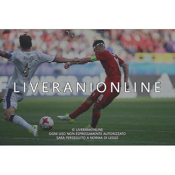 Tychy , Stadion Miejski 21.06.2017 Sport , Pilka nozna Reprezentacja , Kadra , U-21, Mistrzostwa Europy U21 2017 Grupa C Czechy U21 - Wlochy U21 NZ Daniele Rugani ( ITA ) Michal Travnik ( CZE ) bramka gol 1-0 FOT Michal Nowak / Newspix.pl Tychy , City Stadium 21.06.2017 Sport , Football National Teams , UEFA Under-21 European Championship Poland 2017 , Group C Czech Republic U-21 - Italy U-21 photo by Michal Nowak / Newspix.pl --- Newspix.pl / AGENZIA ALDO LIVERANI SAS - ITALY ONLY EDITORIAL USE ONLY - Repubblica Ceca - Italia UEFA Campionato Europeo Under 21 Polonia 2017 Gruppo C Tychy (Polonia) - 21.06.2017