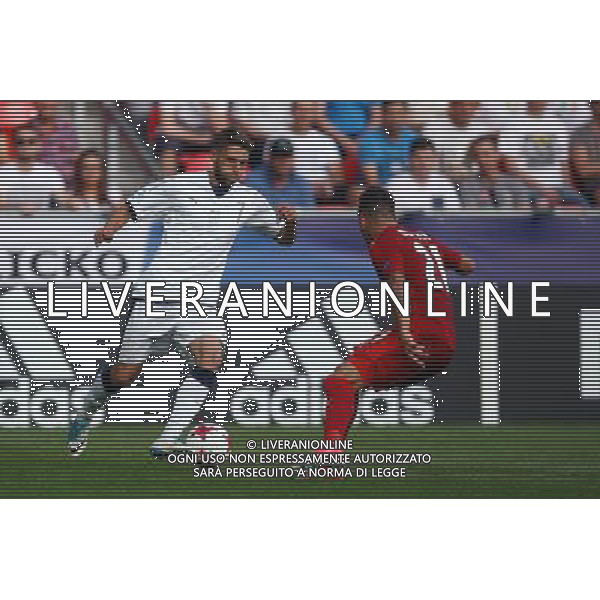 Tychy , Stadion Miejski 21.06.2017 Sport , Pilka nozna Reprezentacja , Kadra , U-21, Mistrzostwa Europy U21 2017 Grupa C Czechy U21 - Wlochy U21 NZ Domenico Berardi ( ITA ) Daniel Holzer ( CZE ) FOT Michal Nowak / Newspix.pl Tychy , City Stadium 21.06.2017 Sport , Football National Teams , UEFA Under-21 European Championship Poland 2017 , Group C Czech Republic U-21 - Italy U-21 photo by Michal Nowak / Newspix.pl --- Newspix.pl / AGENZIA ALDO LIVERANI SAS - ITALY ONLY EDITORIAL USE ONLY - Repubblica Ceca - Italia UEFA Campionato Europeo Under 21 Polonia 2017 Gruppo C Tychy (Polonia) - 21.06.2017