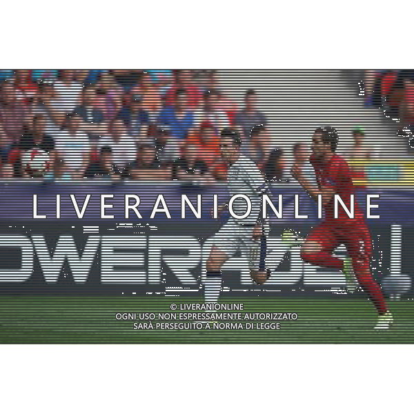 Tychy , Stadion Miejski 21.06.2017 Sport , Pilka nozna Reprezentacja , Kadra , U-21, Mistrzostwa Europy U21 2017 Grupa C Czechy U21 - Wlochy U21 NZ Federico Bernardeschi ( ITA ) Stefan Simic ( CZE ) FOT Michal Nowak / Newspix.pl Tychy , City Stadium 21.06.2017 Sport , Football National Teams , UEFA Under-21 European Championship Poland 2017 , Group C Czech Republic U-21 - Italy U-21 photo by Michal Nowak / Newspix.pl --- Newspix.pl / AGENZIA ALDO LIVERANI SAS - ITALY ONLY EDITORIAL USE ONLY - Repubblica Ceca - Italia UEFA Campionato Europeo Under 21 Polonia 2017 Gruppo C Tychy (Polonia) - 21.06.2017