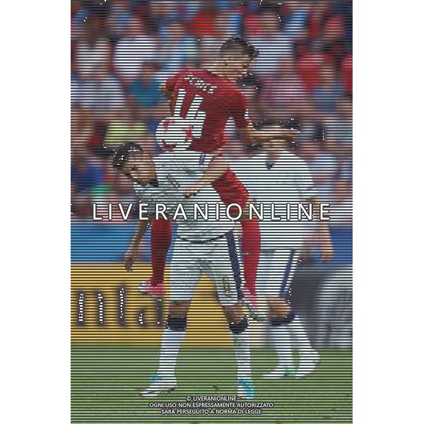 Tychy , Stadion Miejski 21.06.2017 Sport , Pilka nozna Reprezentacja , Kadra , U-21, Mistrzostwa Europy U21 2017 Grupa C Czechy U21 - Wlochy U21 NZ Lorenzo Pellegrini ( ITA ) Patrik Schick ( CZE ) FOT Michal Nowak / Newspix.pl Tychy , City Stadium 21.06.2017 Sport , Football National Teams , UEFA Under-21 European Championship Poland 2017 , Group C Czech Republic U-21 - Italy U-21 photo by Michal Nowak / Newspix.pl --- Newspix.pl / AGENZIA ALDO LIVERANI SAS - ITALY ONLY EDITORIAL USE ONLY - Repubblica Ceca - Italia UEFA Campionato Europeo Under 21 Polonia 2017 Gruppo C Tychy (Polonia) - 21.06.2017