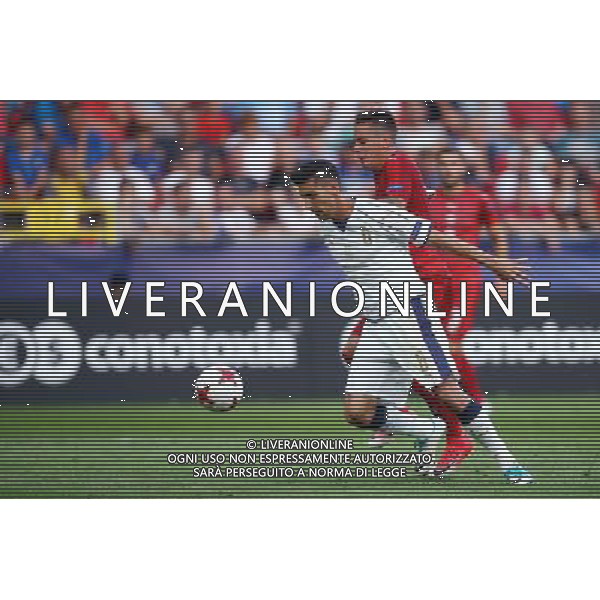 Tychy , Stadion Miejski 21.06.2017 Sport , Pilka nozna Reprezentacja , Kadra , U-21, Mistrzostwa Europy U21 2017 Grupa C Czechy U21 - Wlochy U21 NZ Lorenzo Pellegrini ( ITA ) Daniel Holzer ( CZE ) FOT Michal Nowak / Newspix.pl Tychy , City Stadium 21.06.2017 Sport , Football National Teams , UEFA Under-21 European Championship Poland 2017 , Group C Czech Republic U-21 - Italy U-21 photo by Michal Nowak / Newspix.pl --- Newspix.pl / AGENZIA ALDO LIVERANI SAS - ITALY ONLY EDITORIAL USE ONLY - Repubblica Ceca - Italia UEFA Campionato Europeo Under 21 Polonia 2017 Gruppo C Tychy (Polonia) - 21.06.2017
