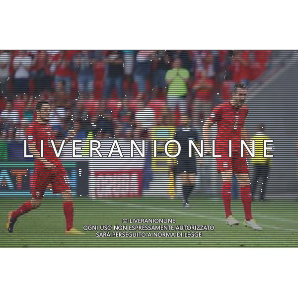 Tychy , Stadion Miejski 21.06.2017 Sport , Pilka nozna Reprezentacja , Kadra , U-21, Mistrzostwa Europy U21 2017 Grupa C Czechy U21 - Wlochy U21 NZ Michael Luftner ( CZE ) radosc bramka gol 3-1 celebration - Esultanza dopo il gol FOT Michal Nowak / Newspix.pl Tychy , City Stadium 21.06.2017 Sport , Football National Teams , UEFA Under-21 European Championship Poland 2017 , Group C Czech Republic U-21 - Italy U-21 photo by Michal Nowak / Newspix.pl --- Newspix.pl / AGENZIA ALDO LIVERANI SAS - ITALY ONLY EDITORIAL USE ONLY - Repubblica Ceca - Italia UEFA Campionato Europeo Under 21 Polonia 2017 Gruppo C Tychy (Polonia) - 21.06.2017