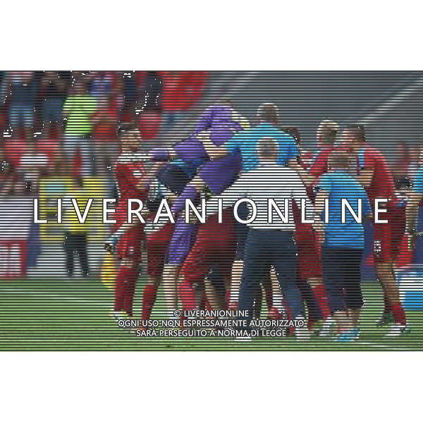 Tychy , Stadion Miejski 21.06.2017 Sport , Pilka nozna Reprezentacja , Kadra , U-21, Mistrzostwa Europy U21 2017 Grupa C Czechy U21 - Wlochy U21 NZ Michael Luftner ( CZE ) radosc bramka gol 3-1 celebration - Esultanza dopo il gol FOT Michal Nowak / Newspix.pl Tychy , City Stadium 21.06.2017 Sport , Football National Teams , UEFA Under-21 European Championship Poland 2017 , Group C Czech Republic U-21 - Italy U-21 photo by Michal Nowak / Newspix.pl --- Newspix.pl / AGENZIA ALDO LIVERANI SAS - ITALY ONLY EDITORIAL USE ONLY - Repubblica Ceca - Italia UEFA Campionato Europeo Under 21 Polonia 2017 Gruppo C Tychy (Polonia) - 21.06.2017