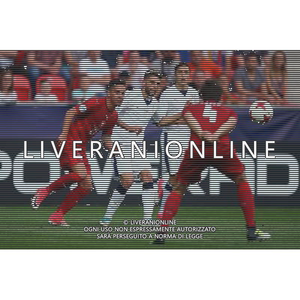 Tychy , Stadion Miejski 21.06.2017 Sport , Pilka nozna Reprezentacja , Kadra , U-21, Mistrzostwa Europy U21 2017 Grupa C Czechy U21 - Wlochy U21 NZ Daniel Holzer ( CZE ) Domenico Berardi ( ITA ) FOT Michal Nowak / Newspix.pl Tychy , City Stadium 21.06.2017 Sport , Football National Teams , UEFA Under-21 European Championship Poland 2017 , Group C Czech Republic U-21 - Italy U-21 photo by Michal Nowak / Newspix.pl --- Newspix.pl / AGENZIA ALDO LIVERANI SAS - ITALY ONLY EDITORIAL USE ONLY - Repubblica Ceca - Italia UEFA Campionato Europeo Under 21 Polonia 2017 Gruppo C Tychy (Polonia) - 21.06.2017