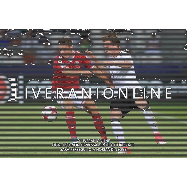 2017.06.21 Krakow Pilka Nozna Mistrzostwa Europy U21 Niemcy - Dania N/z Kenneth Zohore, Yannick Gerhardt Foto Rafal Rusek / PressFocus 2017.06.21 Krakow Football UEFA Under21 Championship Poland 2017 Germany - Denmark Kenneth Zohore, Yannick Gerhardt Credit: Rafal Rusek / PressFocus / NEWSPIX.PL --- Newspix.pl / AGENZIA ALDO LIVERANI SAS - ITALY ONLY EDITORIAL USE ONLY - Germania - Danimarca UEFA Campionato Europeo Under 21 Polonia 2017 Gruppo C Cracovia (Polonia) - 21.06.2017